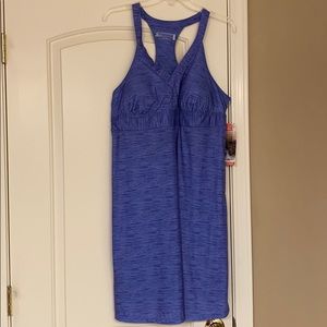 ZeroXposur blue striped dress XXL